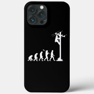lineman evolution electrician lineman  iPhone 13 pro max case