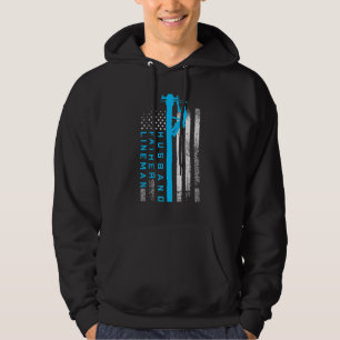 Lineman Fathers Day  Electric Cable Lineman Husban Hoodie