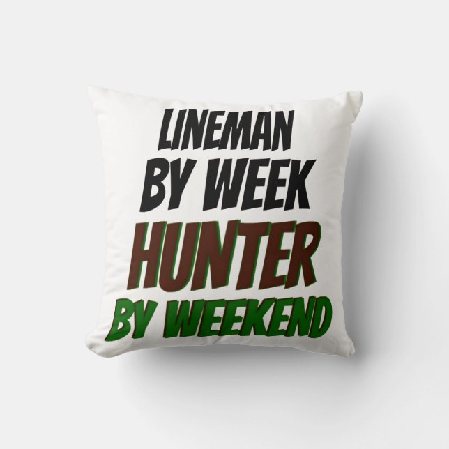 Lineman Hunter Cushion (Front)
