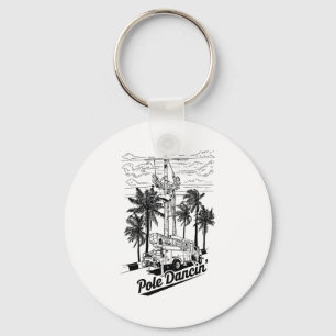 Lineman Le Dancin' Electrician Gift For Men Husban Key Ring