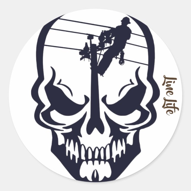 Lineman Sticker (Front)