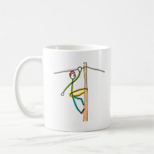 Lineman Stickman Coffee Mug