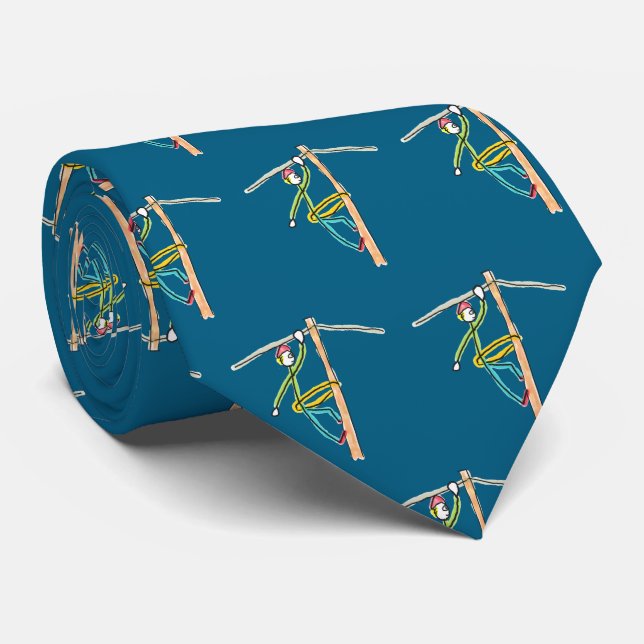 Lineman Stickman Tie (Rolled)