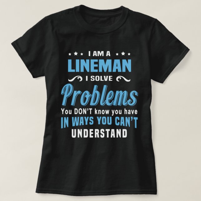 Lineman T-Shirt (Design Front)
