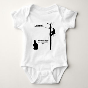 Linemen Because Baby Bodysuit