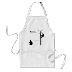 Linemen Because Standard Apron