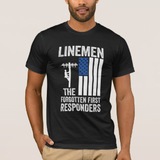Linemen the forgotten first responders Men's Tee