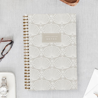 Linen Beige | Deco Fans Personalised Notebook
