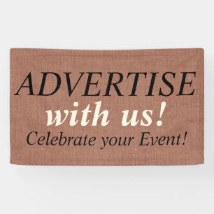 Linen Canvas seamless pattern 2 + your ideas Banner