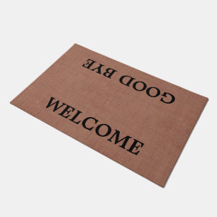 Linen Canvas seamless pattern 2 + your ideas Doormat