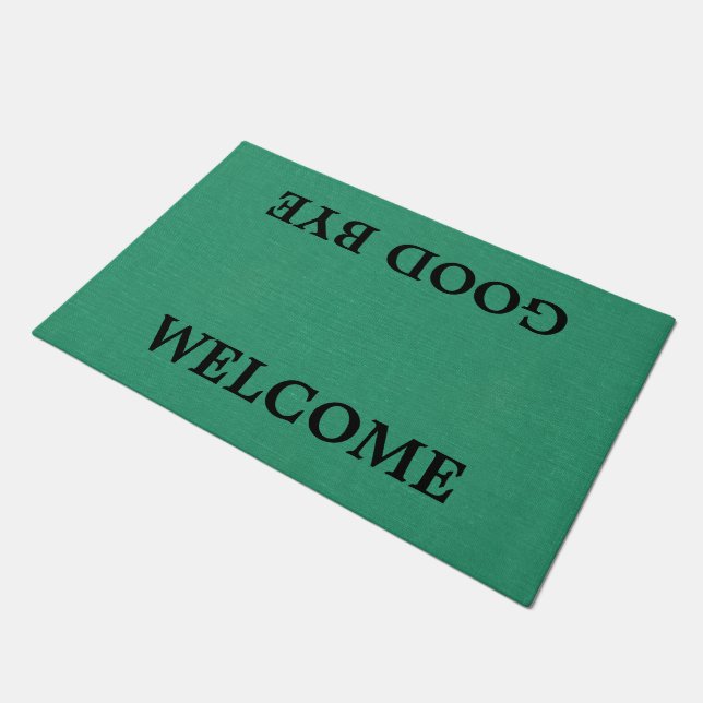 Linen Canvas seamless pattern 3 + your ideas Doormat (Angled)