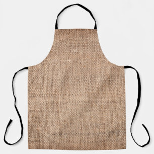 Linen duck coarse grain canvas crumpled vignette t apron
