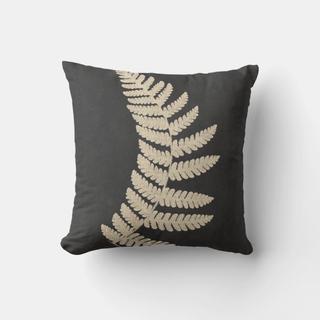 Linen Fern Cushion (Front)