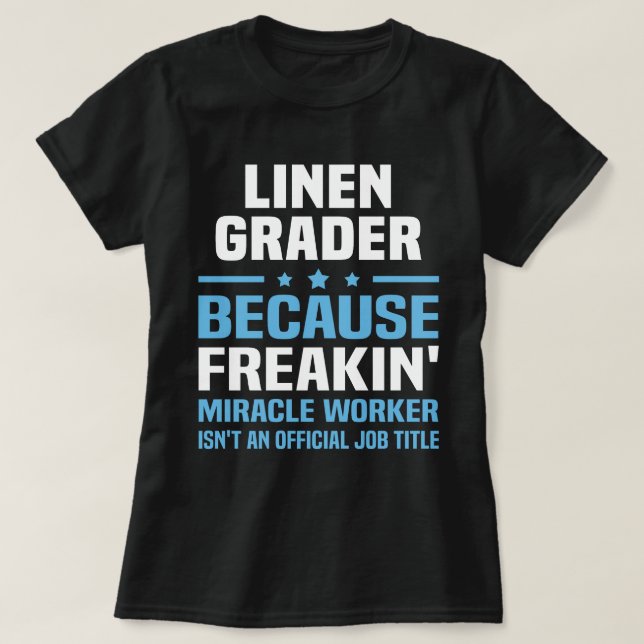 Linen Grader T-Shirt (Design Front)