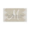 Linen Lace Simple Plain Monogram