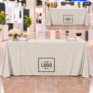 Linen Logo Business Promotional Tablecloth