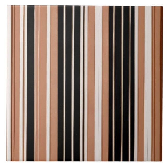 Linen Luxury Popular Brown White Collection Ceramic Tile (Front)