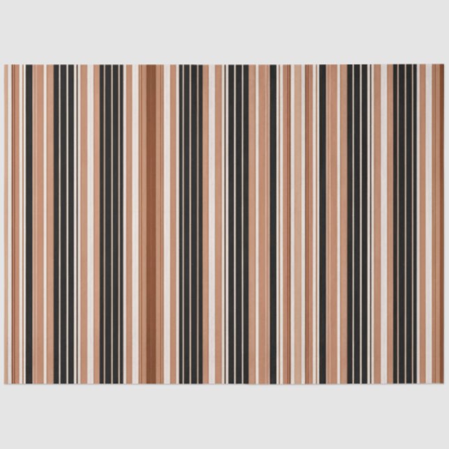 Linen Luxury Popular Brown White Collection Tissue Paper (Front)