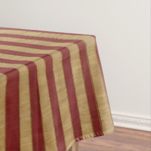 Linen Luxury Popular Burgundy Gold Collection Tablecloth