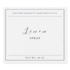 Linen Spray Label