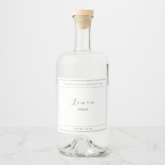 Linen Spray Label