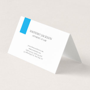 Linen Unique Attorney at Law Simple Business Card