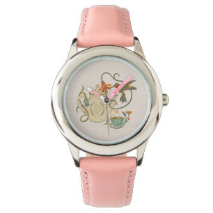 Linen Vintage Faecore Floral Tea Watch
