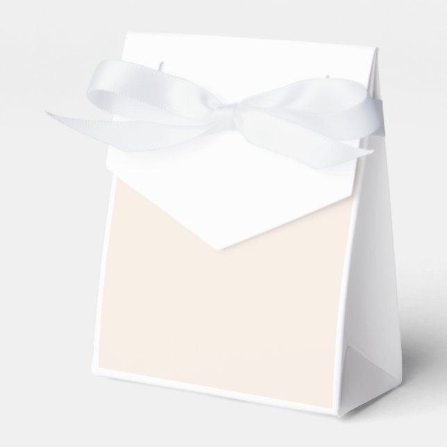 Linen White Favour Box (Front Side)