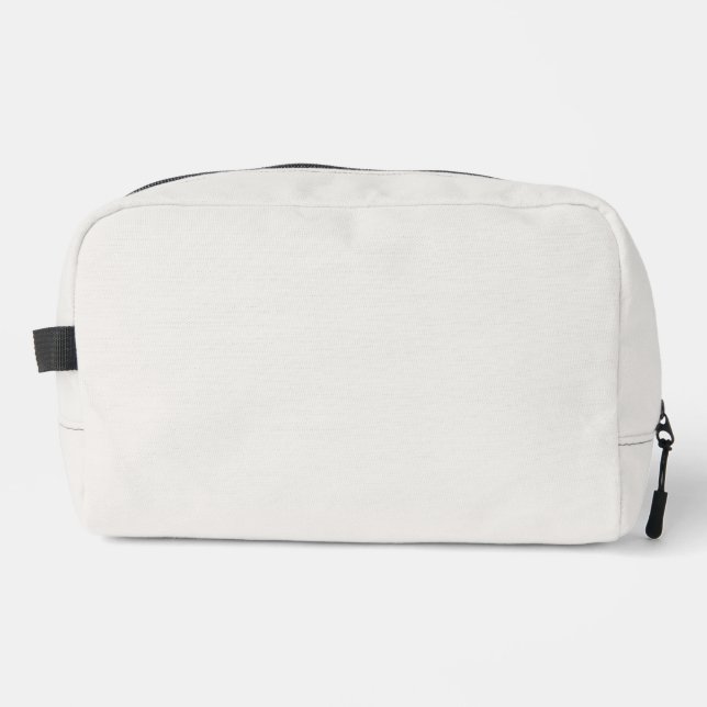 Linen White, Off-White  Dopp Kit (Front)