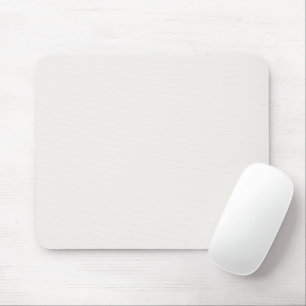 Linen White, Off-White Mouse Pad