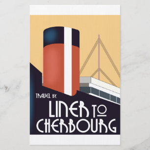 Liner to Cherbourg Stationery