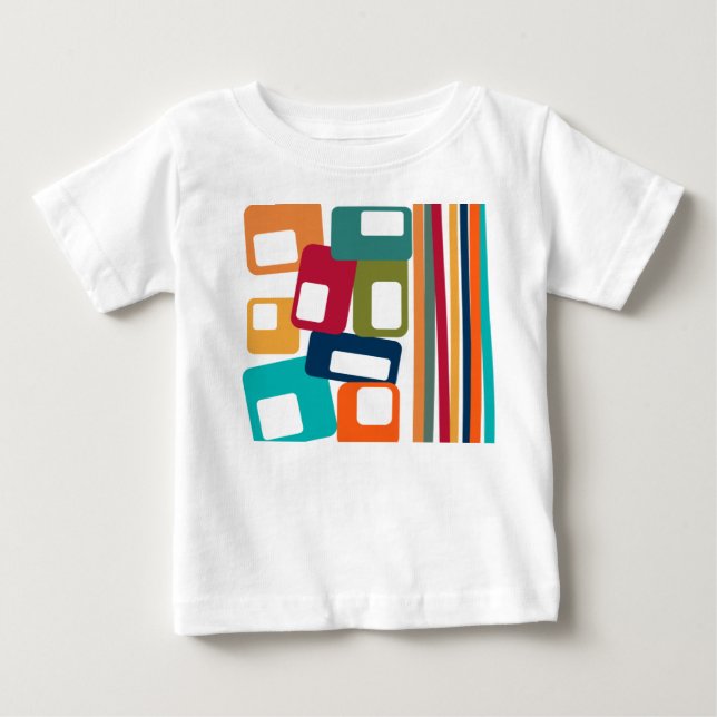 Lines and Rectangles  Baby T-Shirt (Front)