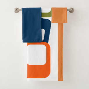 Lines and Rectangles  Bath Towel Set