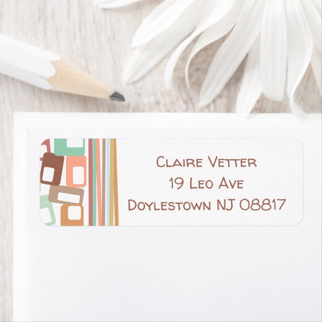 Lines and Rectangles  Return Address Label (Insitu)