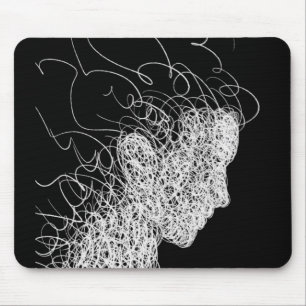 Lines Artwork Mouse Pad