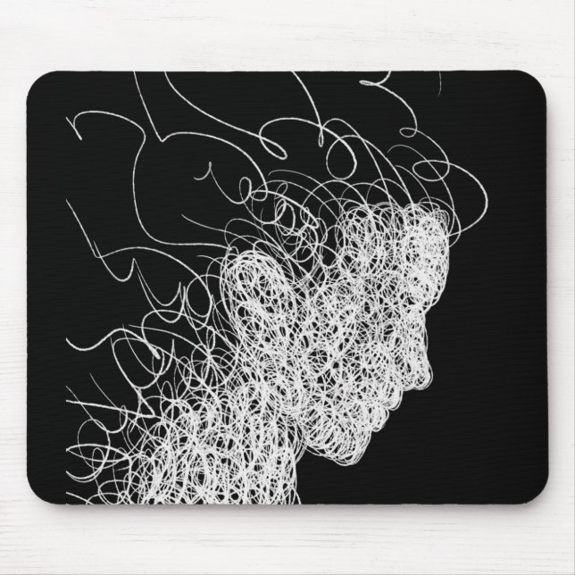Lines Artwork Mouse Pad (Front)