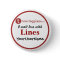 Lines Button - Design 2 (White)