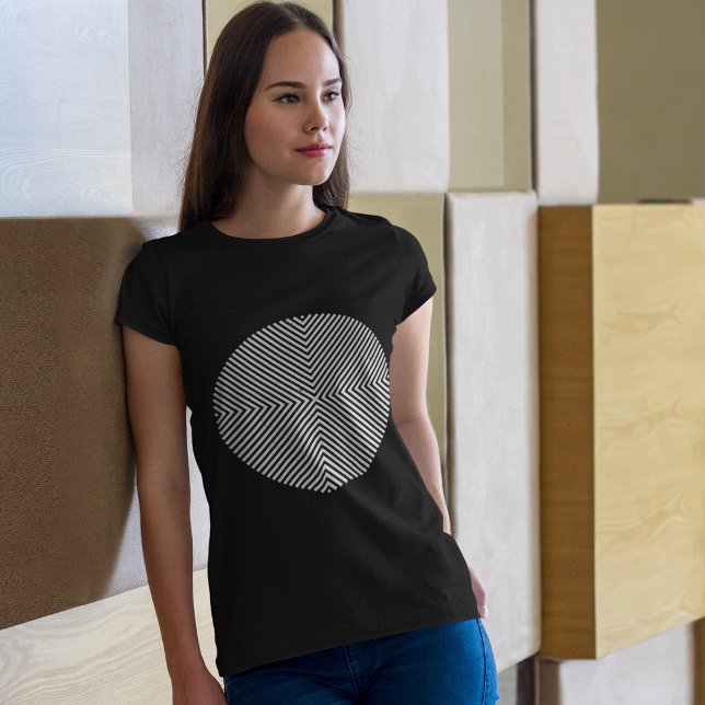 Lines Circle T-Shirt (Creator Uploaded)