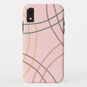 Lines Curves Art Creativity Wallpaper design  iPhone XR Case