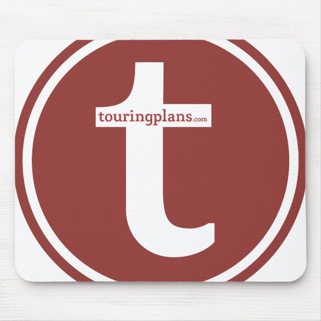 Lines Mousepad (Red on White) (Front)