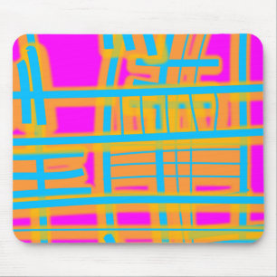 "Lines of Communication" Abstract Mouse Pad