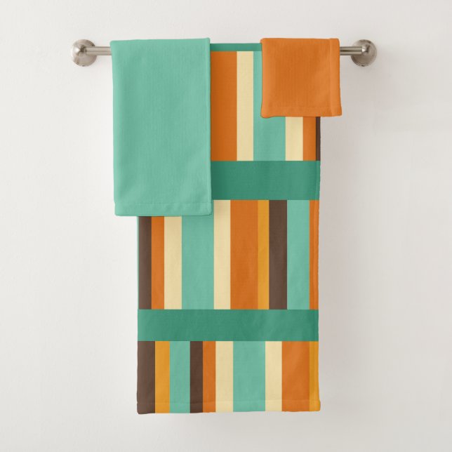 Lines of Stripes  Bath Towel Set (Insitu)