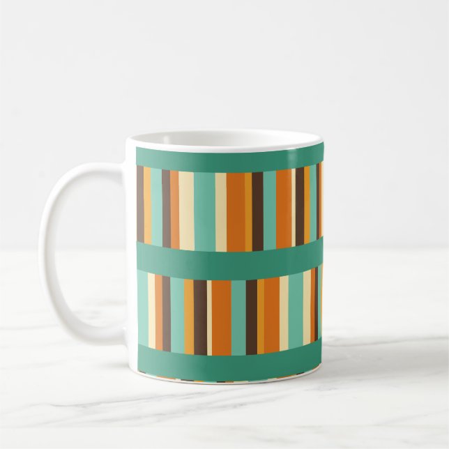 Lines of Stripes  Coffee Mug (Left)