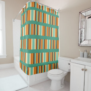 Lines of Stripes Shower Curtain