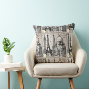 "Lines of the City" Cushion