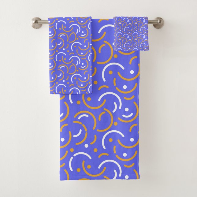 Lines Pattern 2 Bath Towel Set (Insitu)