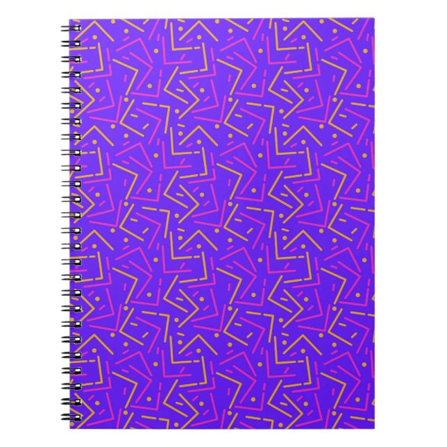 Lines Pattern 3 Notebook (Front)