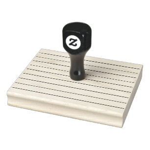 Lines Rubber Art Stamp