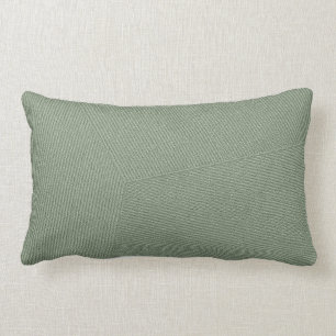 Lines Sage Green Lumbar Cushion