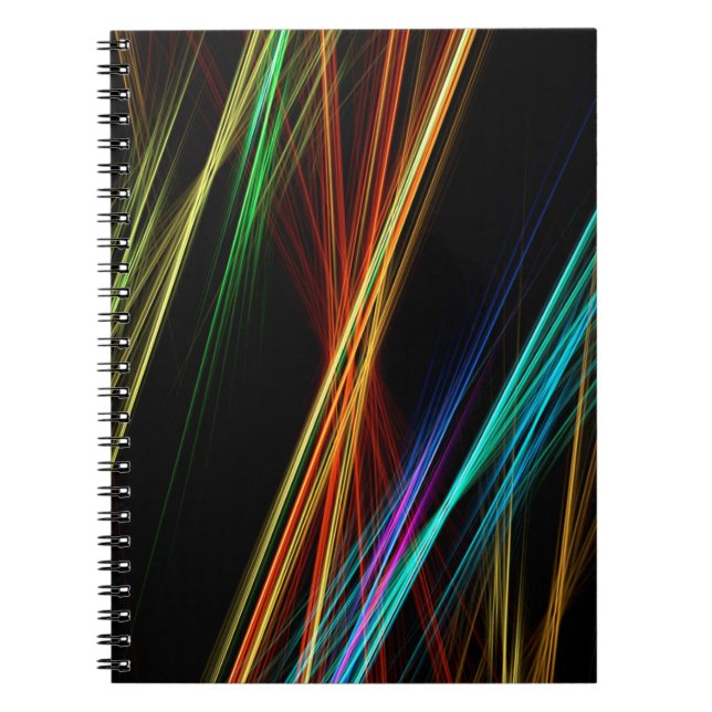 Lines shine background light notebook (Front)